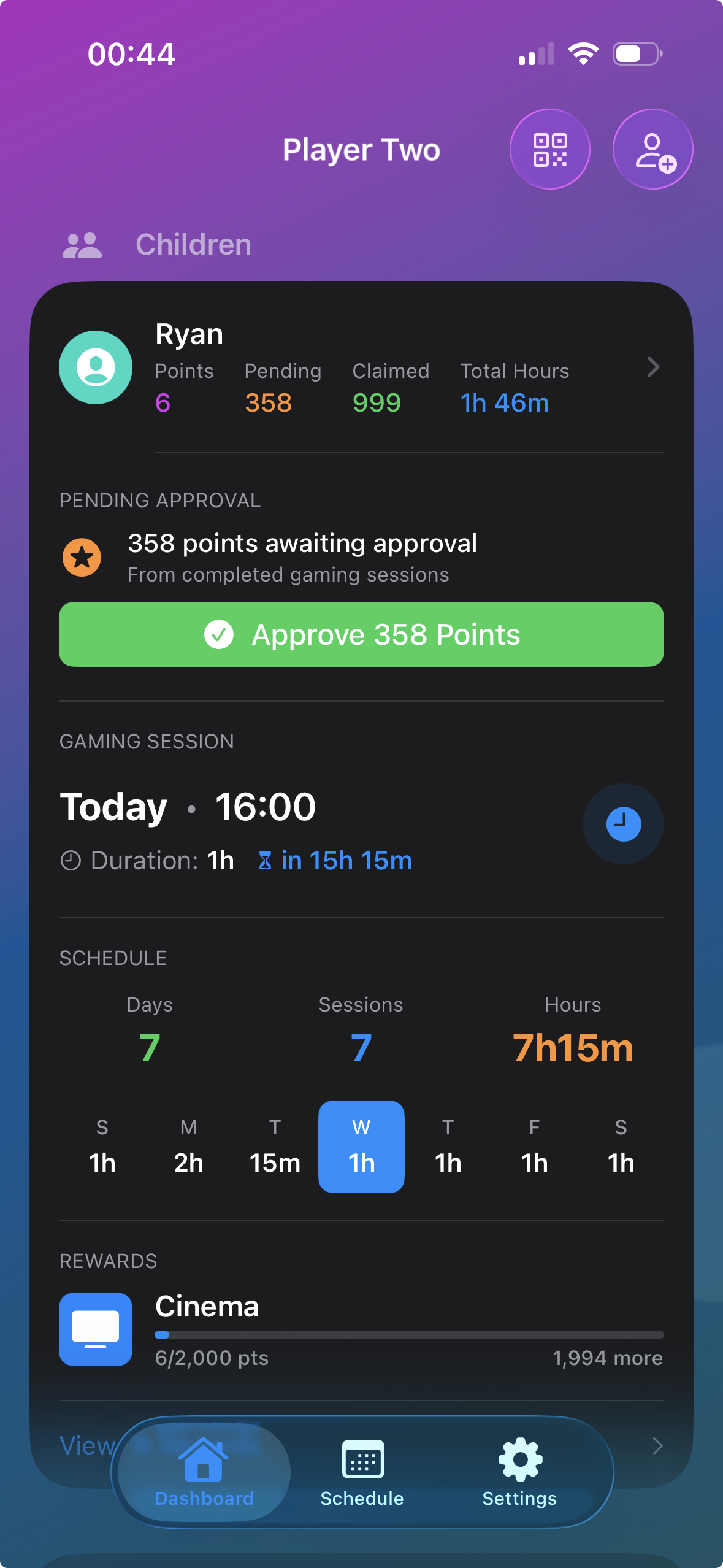 Parent Dashboard
